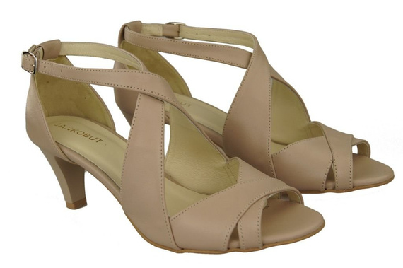 Damenschuhe Sandalen Cappuccino Grain Naturleder 130 ElitaBut