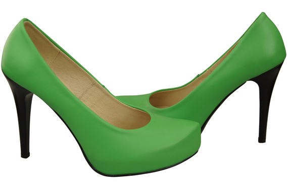 Damen Footwear Limette Stiletto Pumps Naturleder 205 ElitaBut