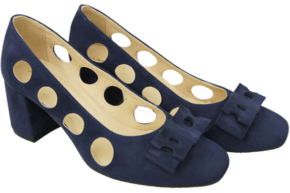 Damenschuhe Pumps Marineblau Natürliches Wildleder 182 ElitaBut