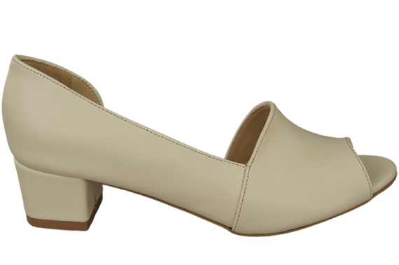 Damenschuhe Beige Sandalen, Naturleder 147 ElitaBut