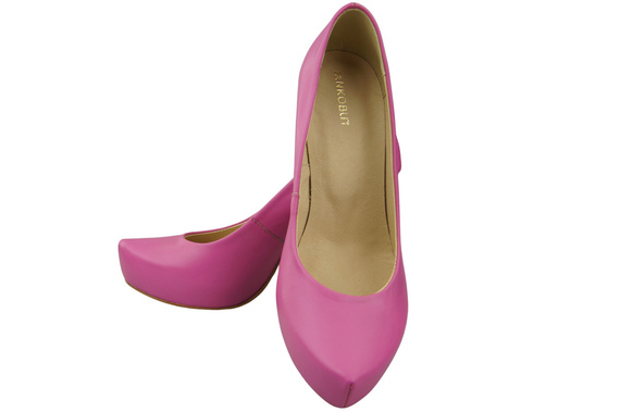 Damen Footwear Fuchsie Stiletto Pumps Naturleder 205 ElitaBut