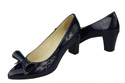 Damenschuhe Pumps Naturleder Marineblau Lack 975 ElitaBut