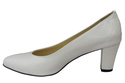 Damenschuhe Pumps, Naturleder, Weißlack 974 ElitaBut