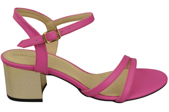 Damenschuhe Fuchsia Naturleder 197 Sinnlich freizügige Fußsandalen ElitaBut