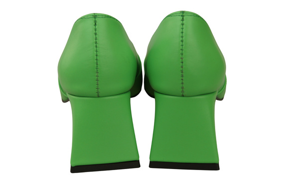 Damen Pumps Limette Echtleder Spitz Zehen Absatz ElitaBut 221