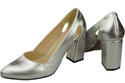 Damenschuhe Silber Pumps Naturleder 184 ElitaBut