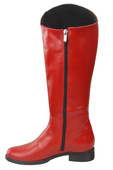 Schuhe Damenstiefel, Stiefel, Naturleder 124 Red ElitaBut