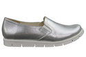 Schuhe Damenschuhe, Naturleder, Silber 929 ElitaBut