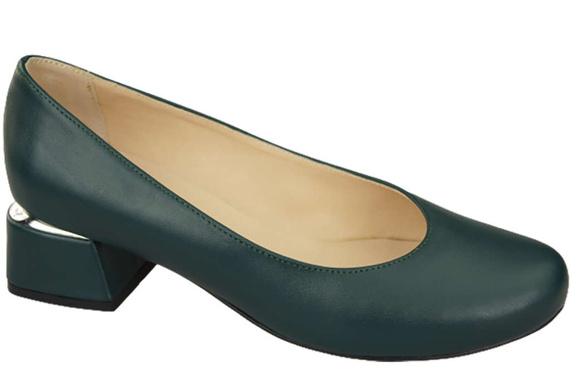 Damenschuhe Pumps Naturleder 159 Malachit ElitaBut