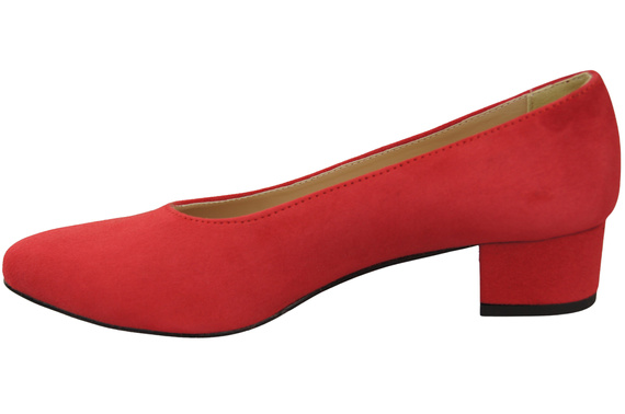 Bequeme Damen-Schuhe Rot aus echtem Veloursleder 220 Z ElitaBut