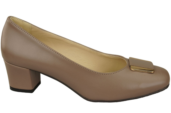 Damenschuhe Pumps Naturleder 187 Cappuccino Dark ElitaBut