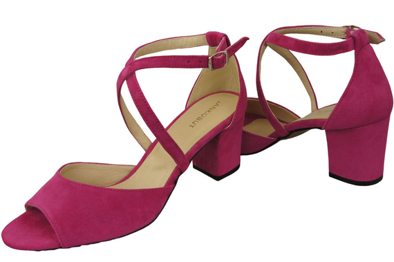 Damenschuhe Sandalen Lila Naturleder Wildleder 111 ElitaBut