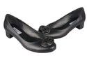 Damenschuhe Pumps, Naturleder, Schwarz 704 ElitaBut