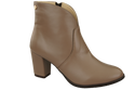 Damen-Winterstiefel, Naturleder, Cappuccino 152, von ElitaBut