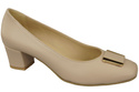 Damenschuhe Pumps Naturleder 187 Cappuccino Bright ElitaBut