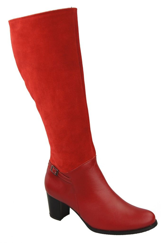 Schuhe Damenstiefel, Naturleder 101 Red ElitaBut