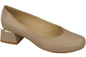 Damenschuhe Pumps Naturleder 159 Cappuccino Lico ElitaBut