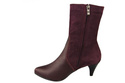 Damen-Winterstiefel, Naturleder, Burgund 977 von ElitaBut