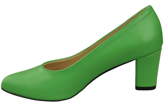 Klassische Glatt Damen Limette Naturleder Schuhe 213 ElitaBut