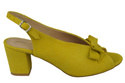 Damenschuhe Zitronensandalen, Naturleder, Wildleder 148 ElitaBut