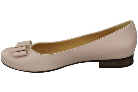 Damen Ballerinas Naturleder Puderrosa 702 ElitaBut