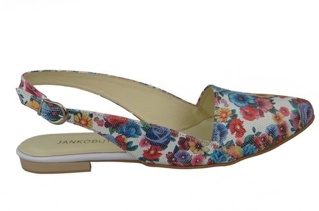 Schuhe Damen Sandalen Flower 2 Naturleder 996 ElitaBut