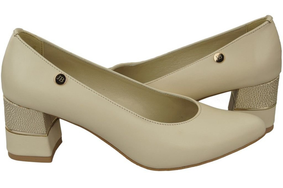 Damenschuhe Pumps Beige, Naturleder 142 ElitaBut