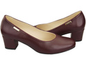 Damenschuhe Pumps Naturleder 172 Burgund ElitaBut