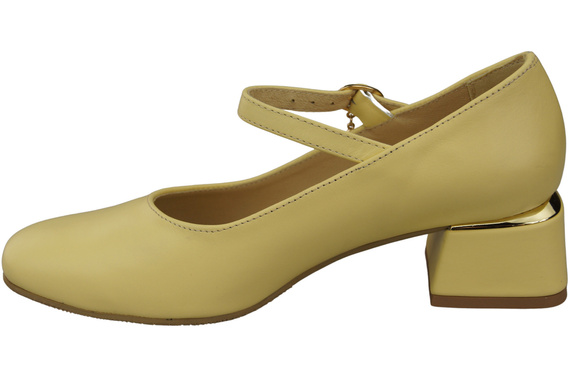 Damenschuhe Banane Riemchenpumps Naturleder 202 ElitaBut