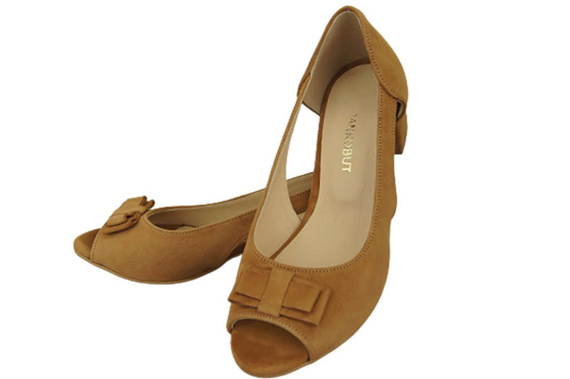 Damenschuhe Sandalen Rot, Natürliches Wildleder 145 von ElitaBut