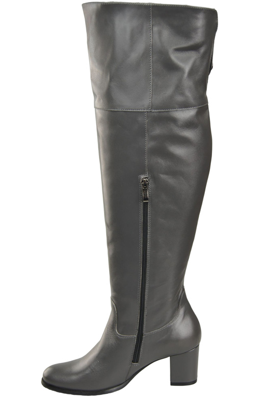 Footwear Kniehohe Overknee-Stiefel für Damen, Naturleder 190 Graphite ElitaBut