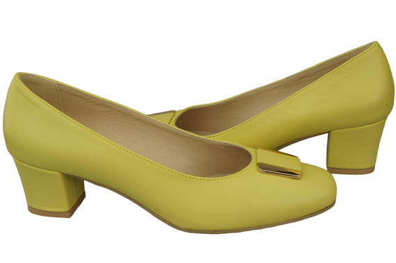 Damenschuhe Pumps Naturleder 187 Lemon ElitaBut