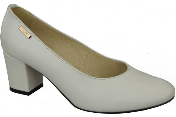 Damenschuhe Pumps Weiß Naturnarbenleder 125 ElitaBut