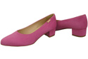 Bequeme Damen-Schuhe Fuchsie aus echtem Veloursleder 220 Z ElitaBut