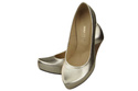 Damenschuhe Pumps Naturleder Gold 644 ElitaBut