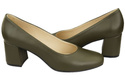 Damenschuhe Pumps Naturleder 171 Olive ElitaBut