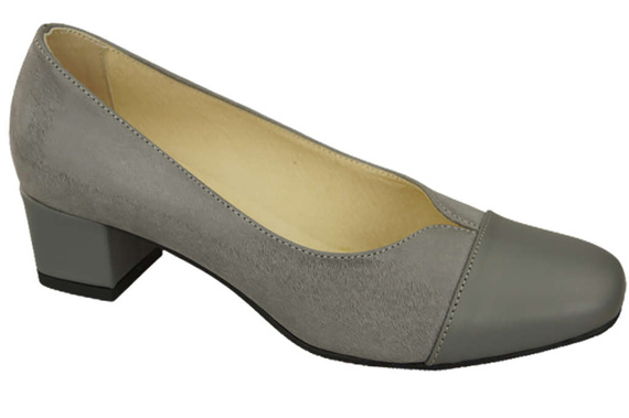 Damenschuhe Pumps Naturleder 164 Grau ElitaBut