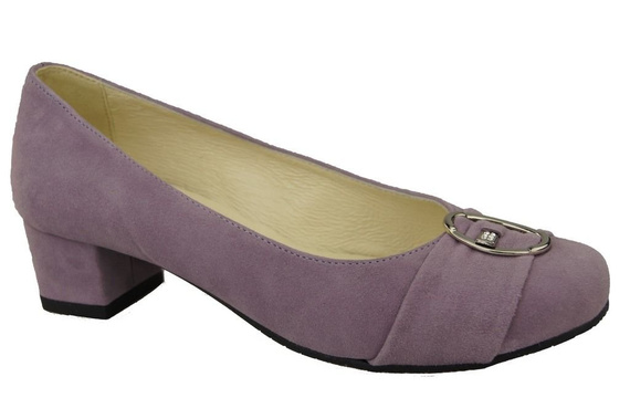 Damenschuhe Lila Naturleder Wildleder 135 ElitaBut