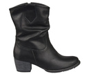 Damenstiefeletten, Naturleder, Schwarz 792 ElitaBut
