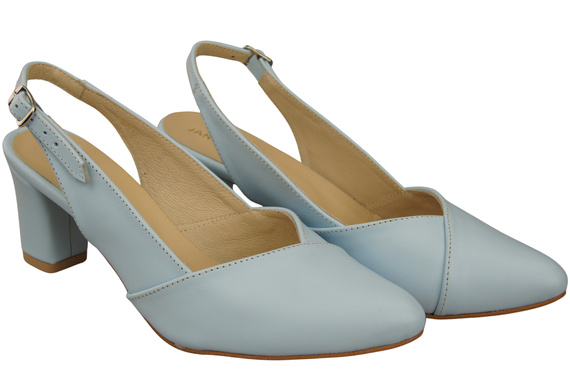 Damen Footwear Hellblau Stiletto Sandalen Natural Leder 217 ElitaBut