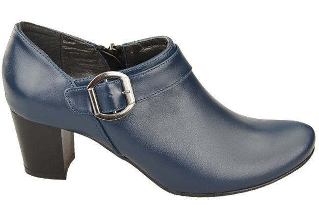 Schuhe Damenschuhe, Naturleder, Marineblau 826 ElitaBut