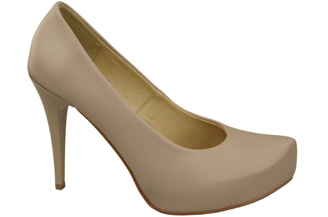 Damen Footwear Cappuccino Blass Stiletto Pumps Naturleder 205 ElitaBut