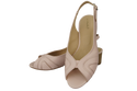 Damenschuhe Sandalen, Naturleder, Puderrosa 991 ElitaBut