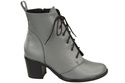 Winter-Schnürstiefel für Damen, Naturleder, Grau 188 von ElitaBut
