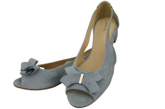 Schuhe Damensandalen Hellblaues natürliches Wildleder 994 Kombination aus Stil und Komfort ElitaBut