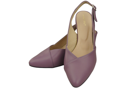Damen Footwear Lilienfarben Stiletto Sandalen Natural Leder 217 ElitaBut