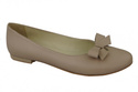 Damen-Ballerinas Cappuccino, Naturleder 998 ElitaBut