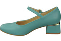 Damenschuhe Türkis Riemchenpumps Naturleder 202 ElitaBut
