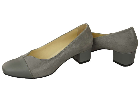 Damenschuhe Pumps Naturleder 164 Grau ElitaBut