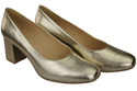 Damenschuhe Pumps Naturleder 171 Gold ElitaBut